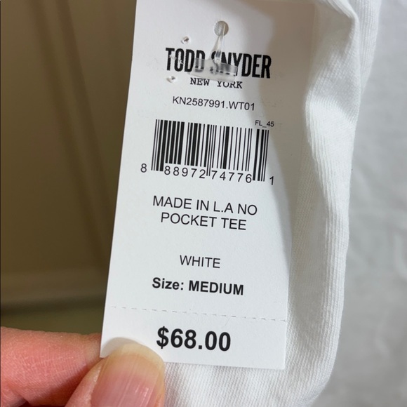 NWT Todd Snyder x Rob Wilson Premium Jersey Cabana Club Tee Shirt Medium - Picture 6 of 8